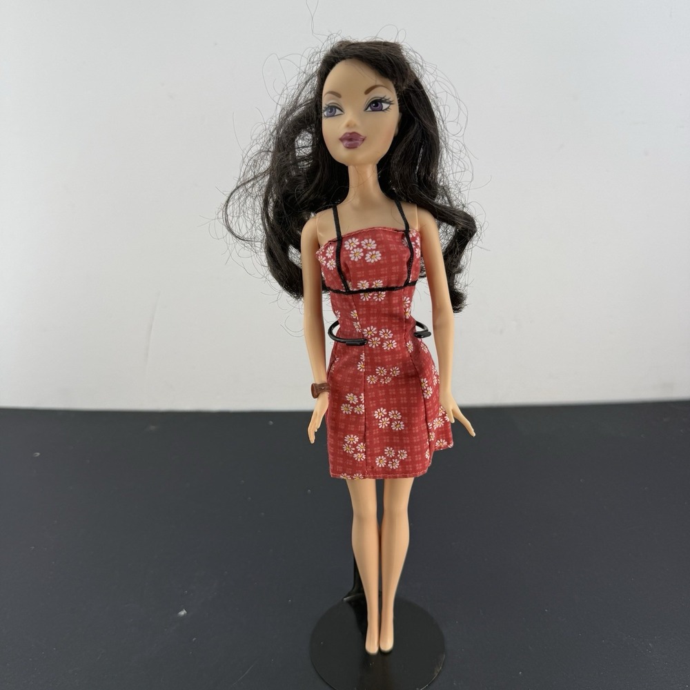My Scene Nolee Doll 2005 Day n Nite Purple Eyes Black Hair Redressed EUC HTF